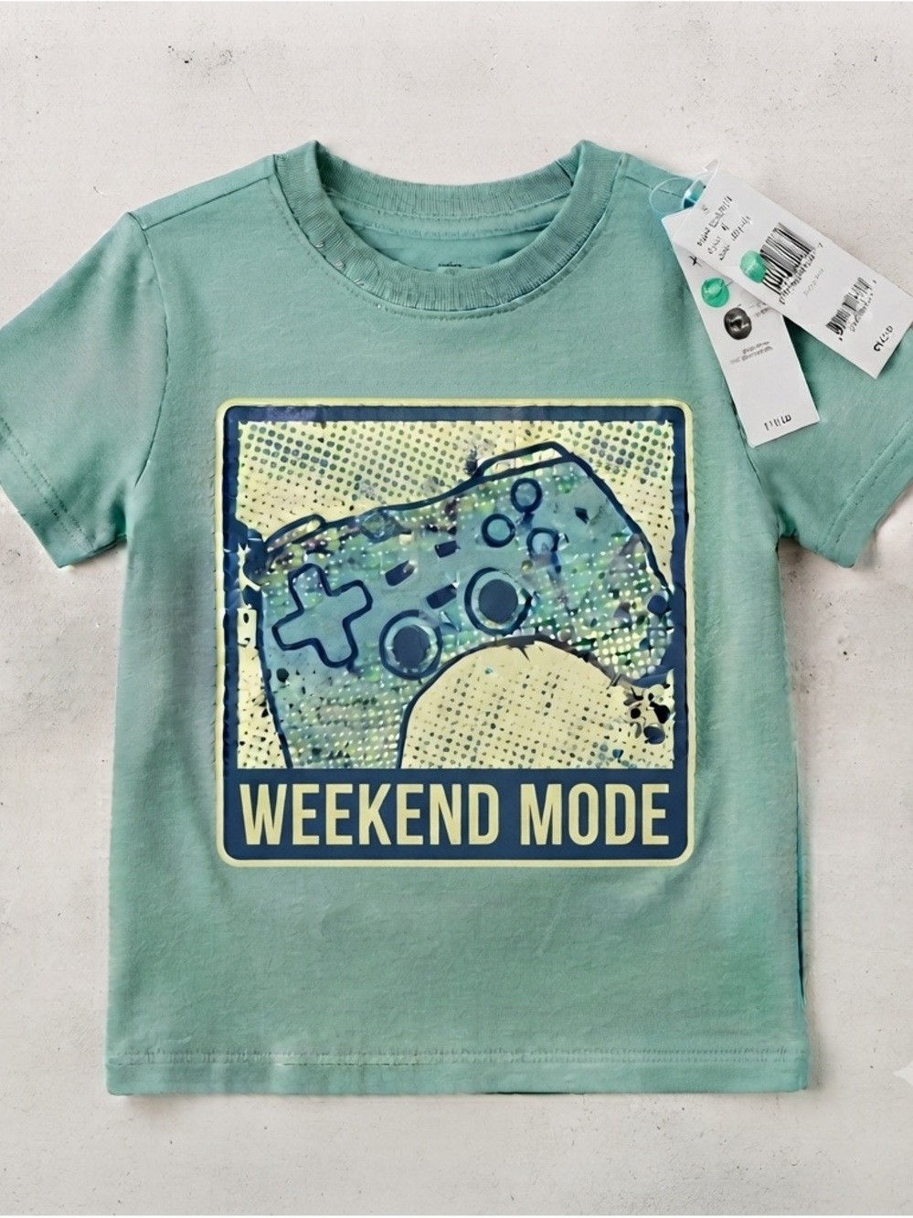 NWT Gamer Weekend Mode Graphic Tee XS 4/5